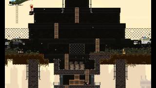 рву друга в игре BROFORCE ! ! !