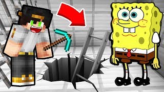 ПОБЕГ ИЗ ТЮРЬМЫ ГУБКИ БОБА В МАЙНКРАФТ НУБИК ИГРАЕТ В MINECRAFT 100% ТРОЛЛИНГ ЛОВУШКА