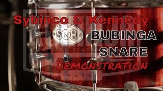 S&K 14" Bubinga Snare Demo