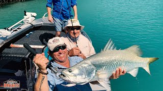 Dhipirri Barra TV - 93 year old tames a Big Barra easily!