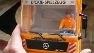 Большой оранжевый мусоровоз, 38 см, Dickie Toys, 3414498