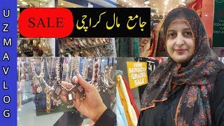 Jama Mall Karachi Grand Sale 2020 | Formal Pakistani Fashion | Party Wear Casual Dresses #uzmavlog
