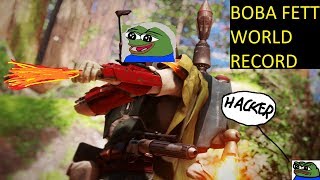 [Old World Record][PC] 157 Boba Fett Killstreak - Battlefront 2