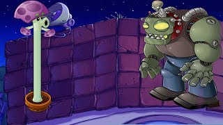 Plants vs Zombies Hack 1 Scaredy-shroom vs Dr. Zomboss