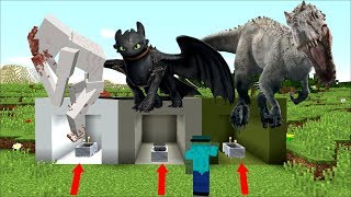 MINECRAFT DON'T CHOOSE THE WRONG MINECART / WHAT COULD BE AT THE END OF THE ROLLER COASTER !!!
