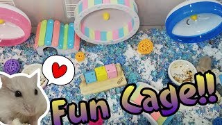 Hamster Cage Themes | 簡單倉鼠整理箱設計&布置