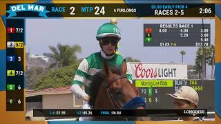 Encoder Wins Race 1 at Del Mar 08/07/19