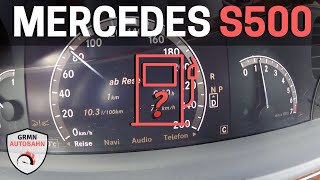 2006 Mercedes-Benz S500 W221 FUEL CONSUMPTION TEST | (60FPS) HD