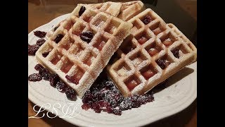 Бельгийские вафли.  Американский рецепт .