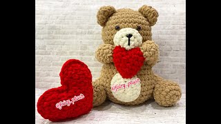 Мишка из Alize Puffy Fine часть 3