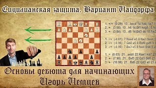 Сицилианская защита, вариант Найдорфа. Основы дебюта для начинающих. Игорь Немцев. Шахматы