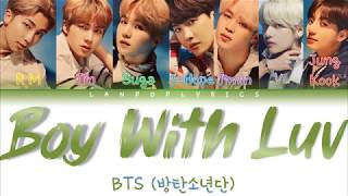 BTS - Boy With Luv -Japanese Ver- (방탄소년단 - Boy With Luv) [Color Coded Lyrics/Kan/Rom/Eng/가사]