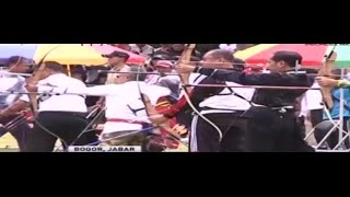 Serunya Presiden Jokowi Ikut Kejuaraan Panahan