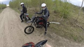 Покатушки По Грязи С IRBIS TTR и АЛЬФОЙ [GoPro]