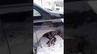 Ниссан Серена. Замена пыльника рулевого наконечника.