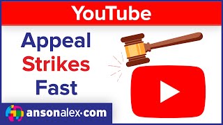 YouTube Strike - Appeal Review / Turnaround Time