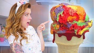 HELADO ARCOÍRIS ¡DE SKITTLES! | DACOSTA'S BAKERY