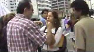 Surdo-cego Carlos Roberto no Movimento Super Ação