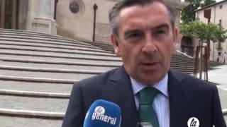 La plaza de la Seo de Tarazona, completamente terminada