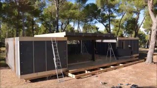 Быстровозводимый дом из сэндвич панелей