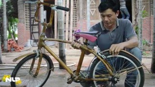 Phóng sự: Xe đạp bằng tre, sản phẩm từ Hội An phố cổ
