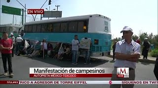 Cierran avenida Texcoco en protesta por nuevo Aeropuerto
