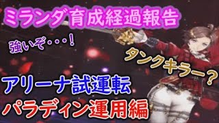 【FFBE幻影戦争】ミランダ育成経過報告！アリーナでパラディン運用編！強いぞ！【WAR OF THE VISIONS】
