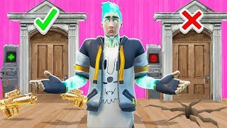 CORRECT *MYSTERY* DOOR = INSANE WEAPON! (Fortnite Creative Mode)