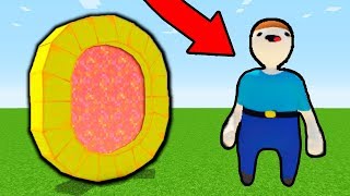 НУБ ПЛАСТИЛИНОВЫЙ ЧЕЛОВЕЧЕК ЗАТРОЛЛЕН ПОРТАЛ В МАЙНКРАФТ ! КАК СДЕЛАТЬ ПОРТАЛ В ПЛАСТИЛИНОВЫЙ МИР