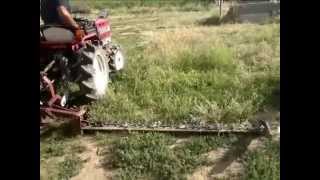 Agro KG  Мини трактор Shibaura  с  самодельной косилкой .Видео-демонстрация.