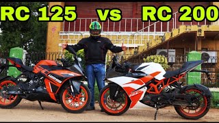 KTM RC 125 vs RC 200 - Which One Suits You ?? 
Complete Explaining #tamil #ktm #ktmrc125 #ktmrc200