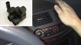 Клапан отопителя не работает печка Mercedes Benz E220 W211
