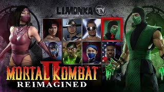 Mortal Kombat 2 Remastered (HD) - Story/Intro/Character Select/Battle Plan
