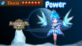 The Power of Awakened Elucia (Water Fairy) - Summoners War