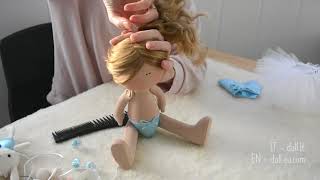 Handmade interior doll's Gymnastics presentation | Interjerinės lėlytės - pristatymas