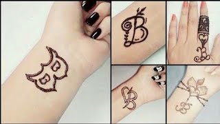 ❤ New ? Alphabet B Mehndi Tattoos ❤ B Tattoo Designs ❣ Mehndi Tattoo Designs 2020