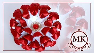 Резинки для волос. Канзаши. МК. / DIY. Kanzashi. Scrunchy.