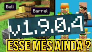 NOVA ATUALIZAÇÃO DO MINECRAFT PE 1.9.0.4 VÊM ESSE MÊS ? - UPDATE VILLAGE E PILLAGE (Xbox,Win10)