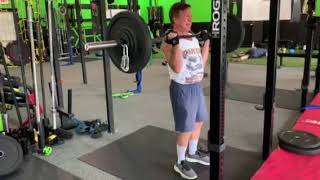 06/24/2019 - David Messineo, age 56.5 - 111LB Barbell Bicep Curl 1RM (Lifetime Personal Best)