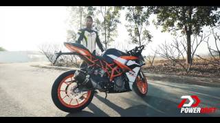 KTM RC 390 2017 EXHAUST SOUND | 0-100 DRAG