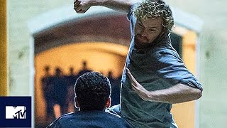IRON FIST v THE HAND Fight BEHIND THE SCENES With Finn Jones | MTV Movies