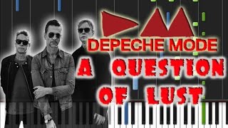 Depeche Mode - A Question Of Lust Piano Cover [Synthesia Piano Tutorial]