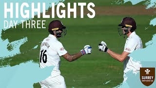 Nailbiter set up for Day Four - Highlights of County Championship v Lancashire - Day Three