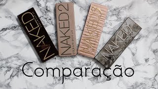 Comparação Naked Urban Decay
