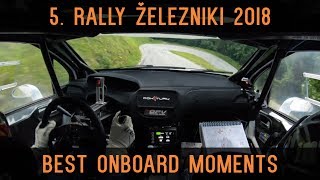 5. rally Železniki 2018 | Best onboard moments | Rok Turk - Blanka Kacin (Peugeot 208 T16)