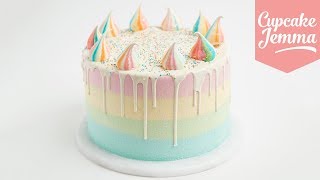 How To Make a Unicorn Cake - Bakery Secret! | Cupcake Jemma