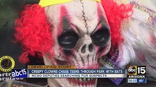 People wearing clown masked chased down teen in Fountain Hills