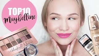 10 ЛУЧШИХ ПРОДУКТОВ MAYBELLINE ❤