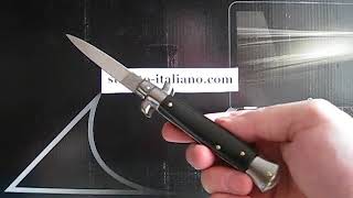 Classic stiletto 9" Plain Buffalo horn Frank Beltrame