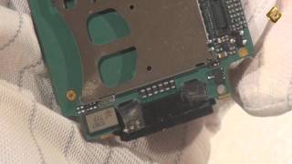 Ремонт Sony Ericsson W810 - замена разъема заряда в телефоне